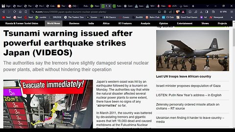 2024 Begins with Tsunami Warning