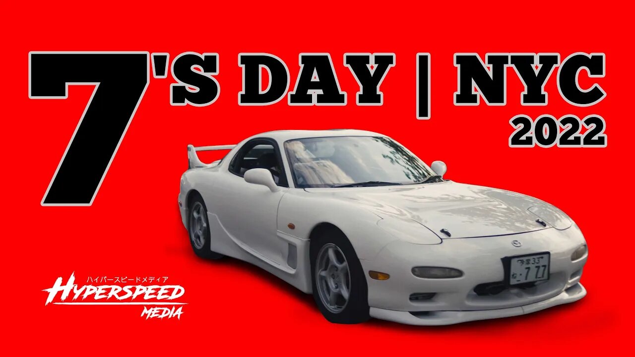 7 Years of 7's Days - NYC 2022 - NEVER GIVE UP #rx7 #mazda #cars #streetlegend