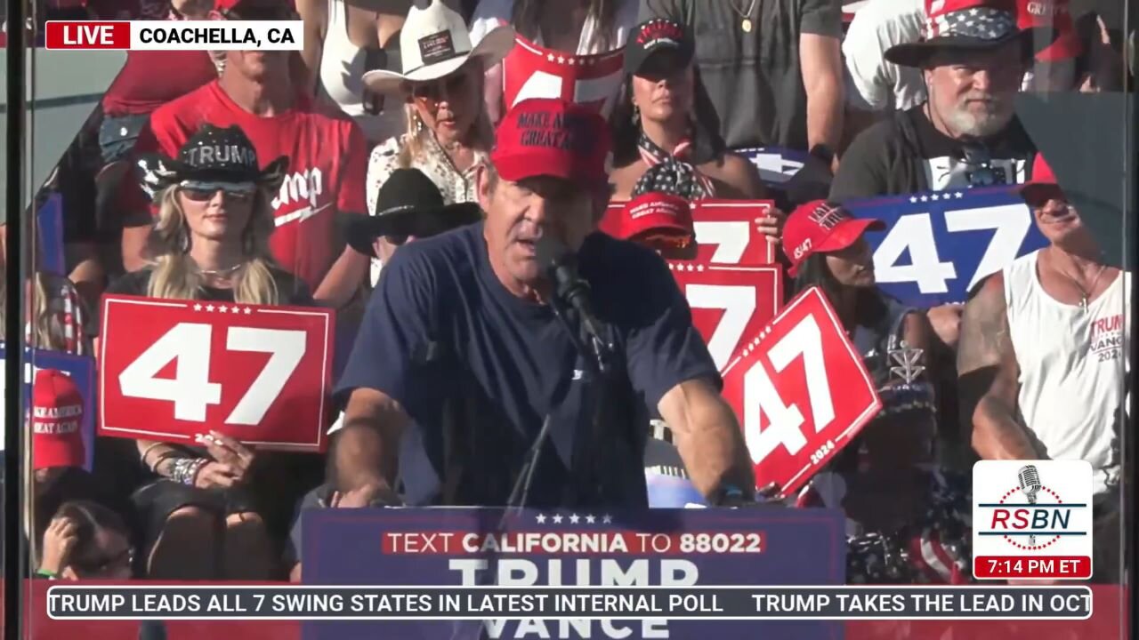 Dennis Quaid Made A Perfect Speech Supporting Trump At Coachella Rally - 'Time To Pick A Side'