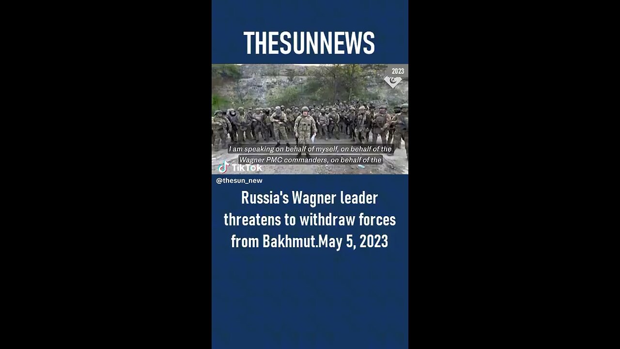 Russian Division Threatens To Retreat From Bakhmut