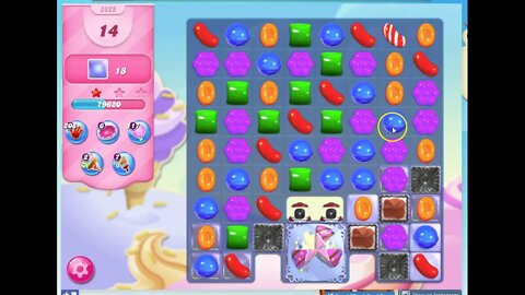 Candy Crush Level 2325 Audio Talkthrough, 2 Stars 0 Boosters