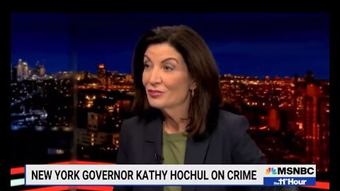 MSDNC calls out Kathy Hochul on crime rampaging in NY