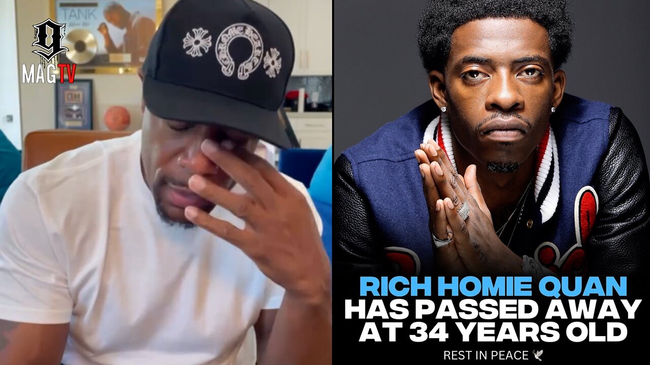 Tank Gets Emotional Remembering Rich Homie Quan After He Passes Away At Age 34! 🙏🏾