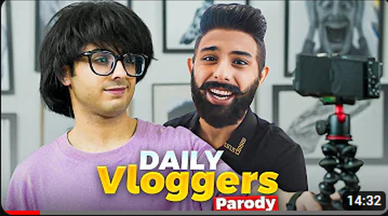 DAILY VLOGGERS PARODY 😘 | CARRYMINATI