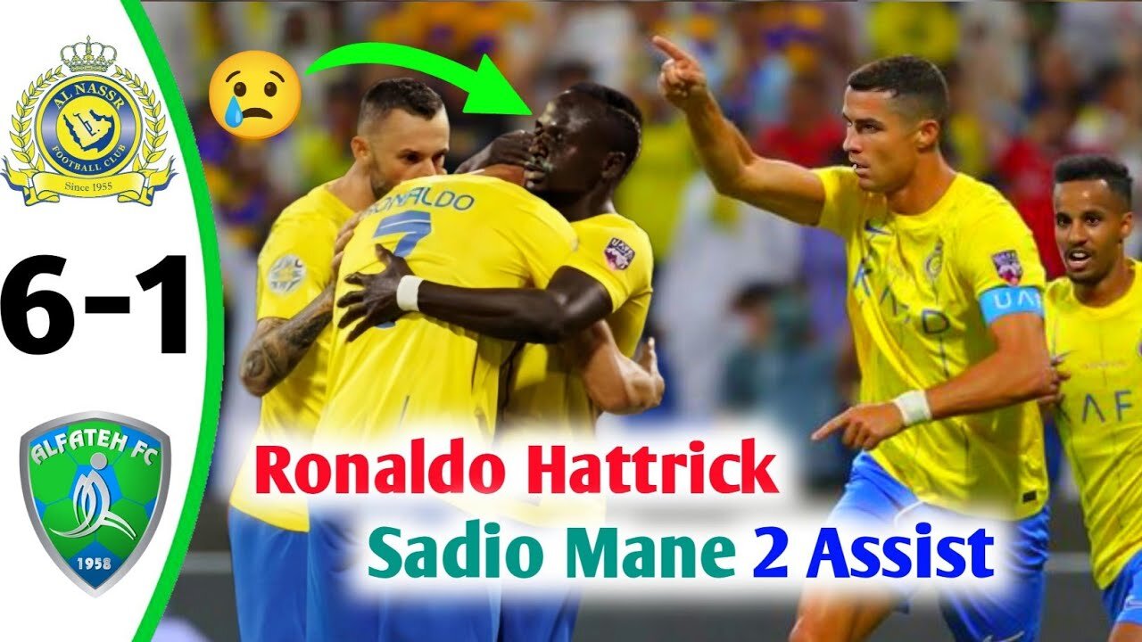 Ronaldo , Sadio Mane Goals ⚽🚀- AlNassr vs AlFateh 6-1 🔥- All Goals & Highlights Today 2023