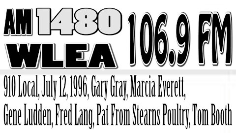 July 12, 1996, Gary Gray, Marcia Everett, Tom Booth, Gene Ludden, Fred Lang, Pat From Stearns