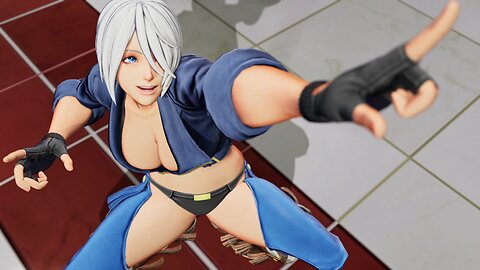 KOF15 Angel breast smother reverse ryona