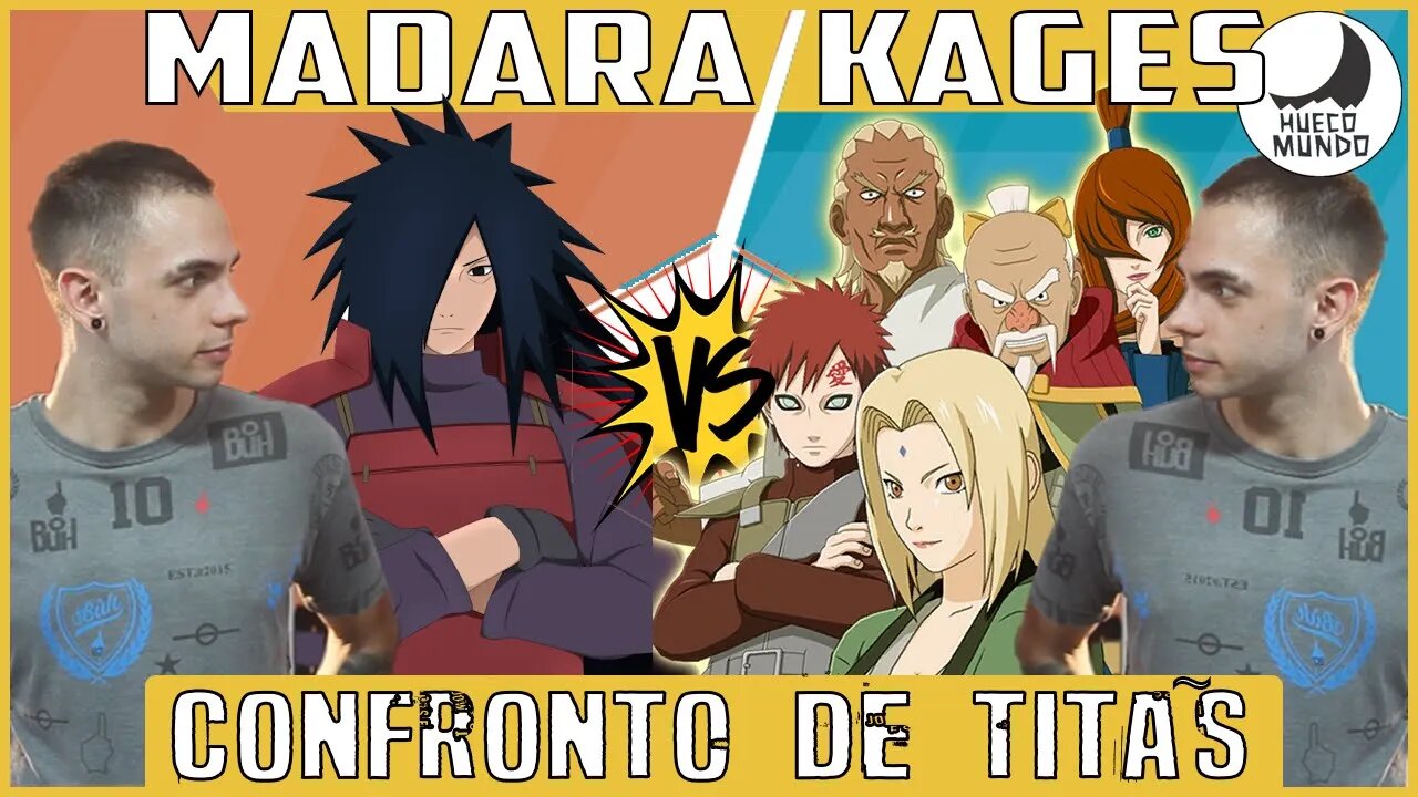 Confronto de Titãs | Madara vs 5 Kages| Quem vence??