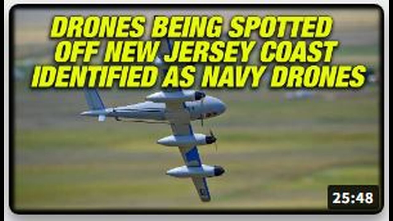 Drones Being Spotted Off New Jersey Coast Identified As Navy Drones