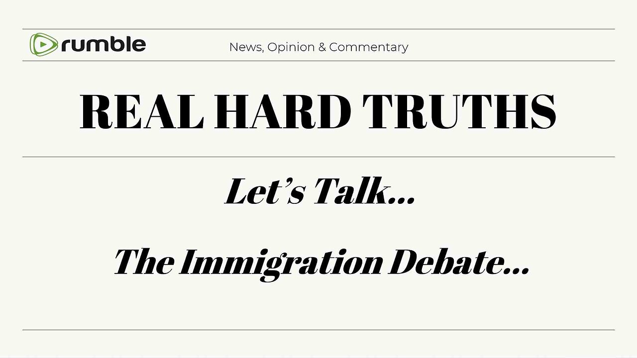 Let's Talk - The Immigration Debate - 9/26/24