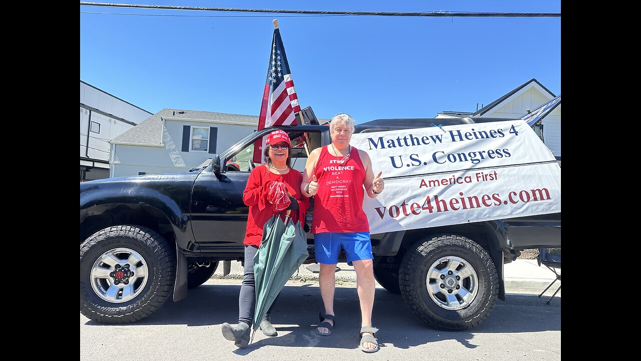 Kirkland & Arlington Washington 4th of July Parades With Congressional Candidate Matthew Heines!