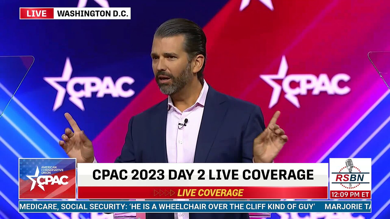 FULL SPEECH - Donald Trump Jr. - CPAC Washington D.C. - Day Two - 3/3/2023