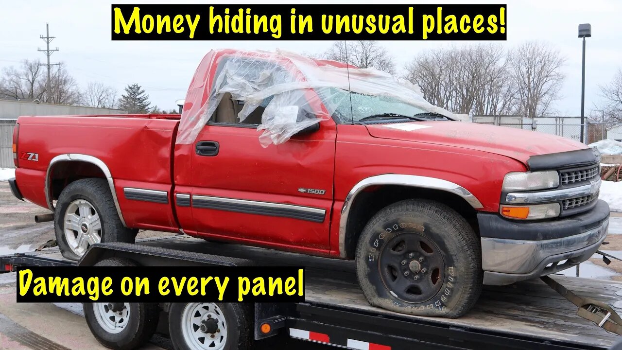 Rebuilding a rolled over Chevrolet Silverado the cheap way