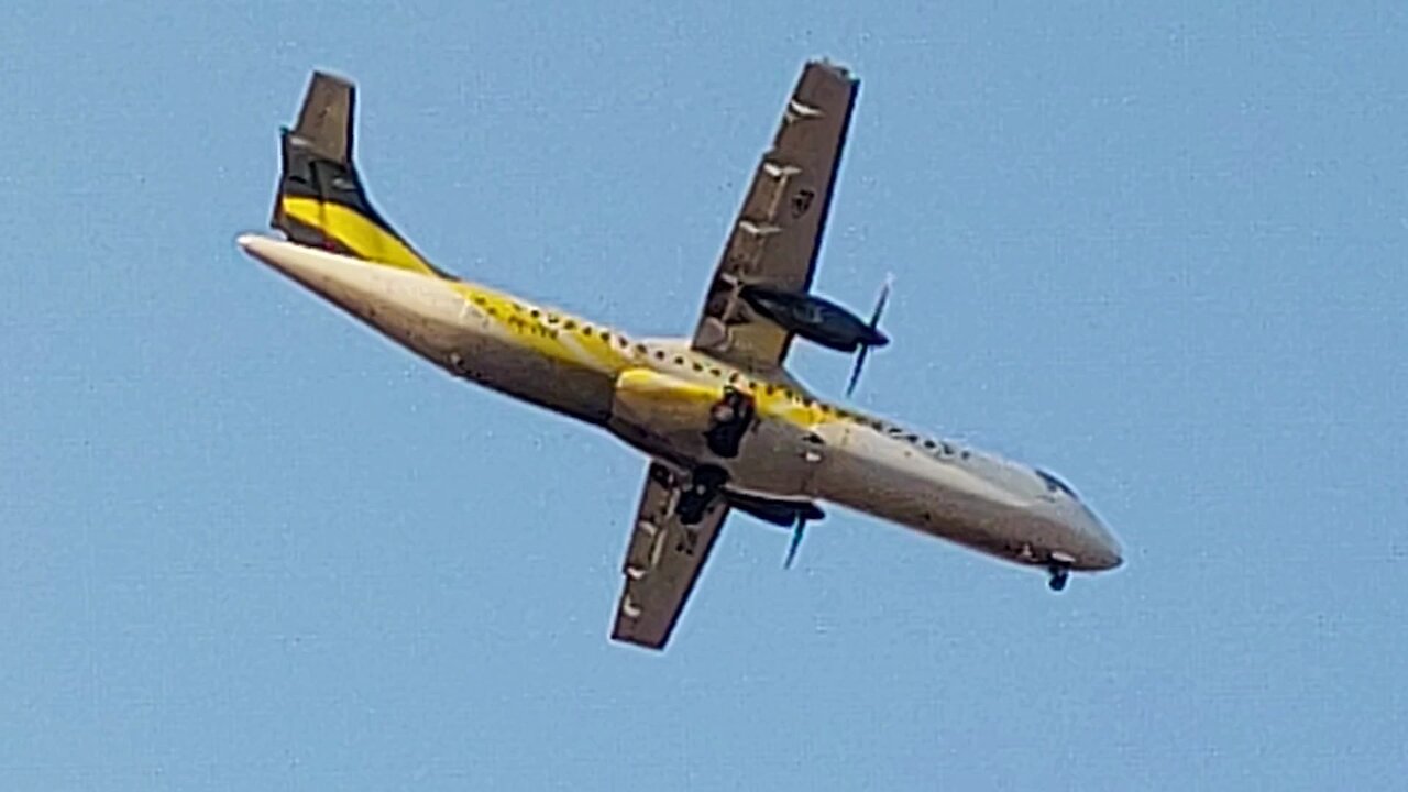 ATR72-600 PR-PDZ vindo de Fernando de Noronha para Fortaleza