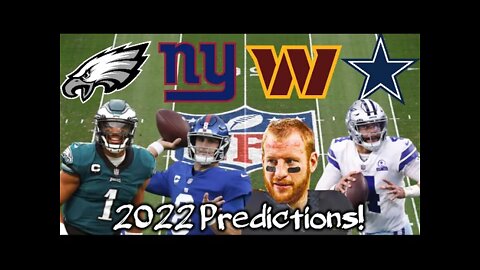 Way too Early Predictions for the 2022 NFL Season | Washington Commanders + NFC East Edition!