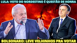 Campanha vira guerra - Lula humilha Bolsonaro que chora e apela a velhinhos