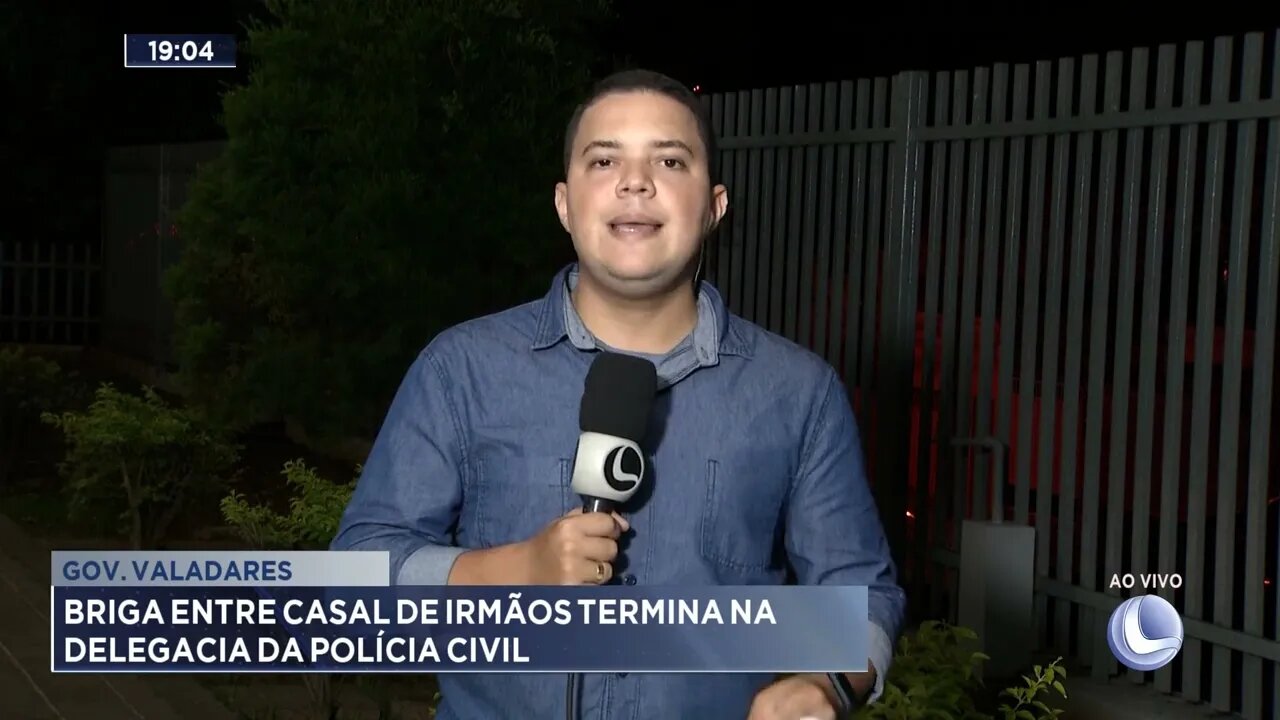 Gov. Valadares: Briga entre casal de irmãos termina na delegacia da Polícia Civil