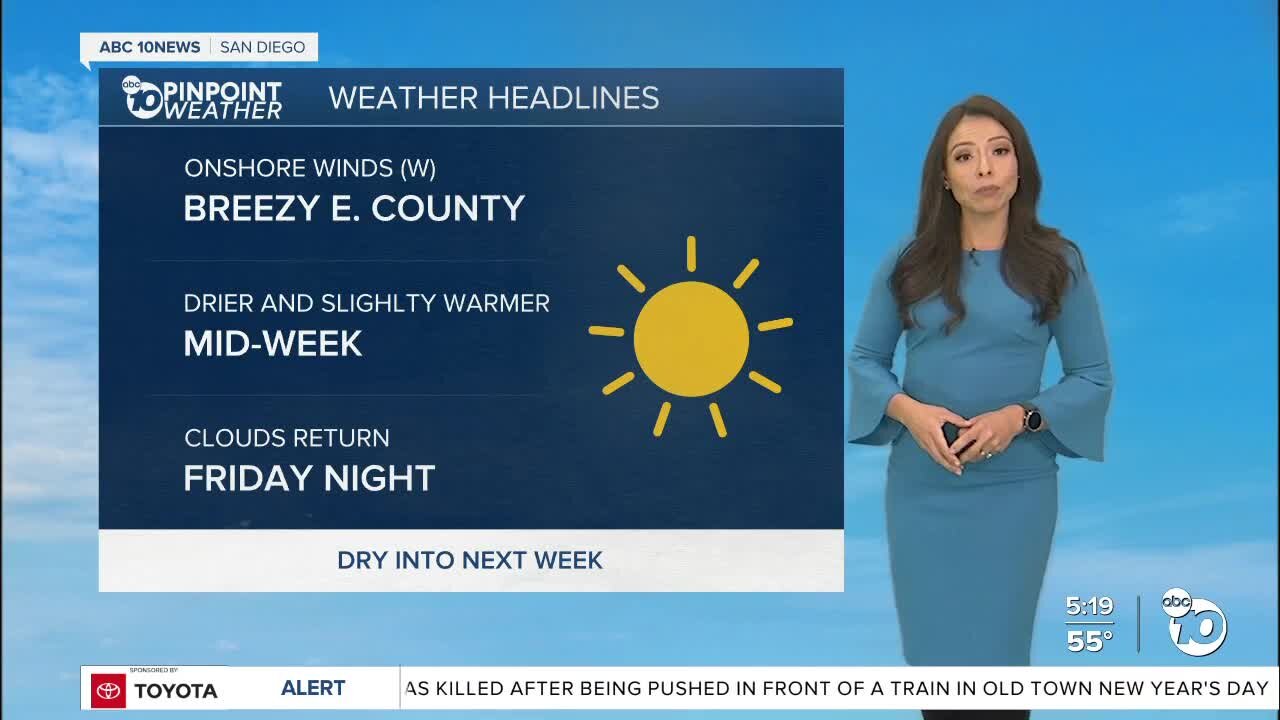 ABC 10News PinPoint Weather With Meteorologist Angelica Campos