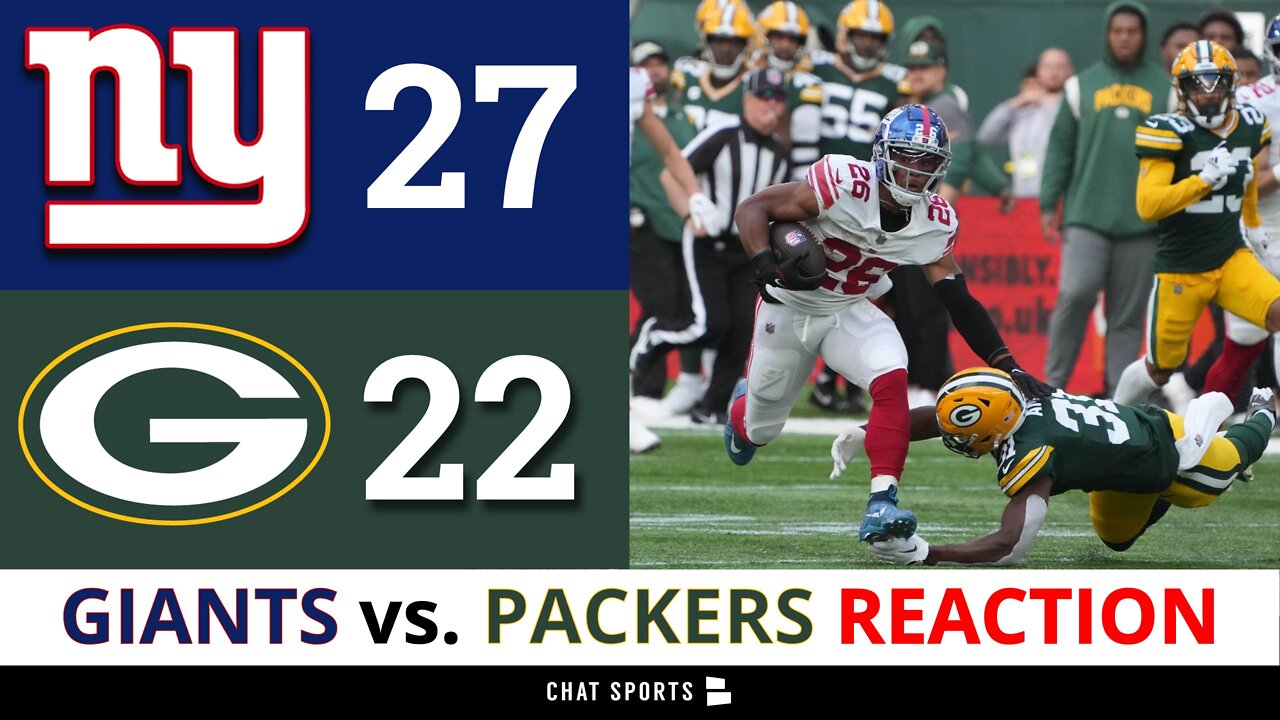 Giants MASSIVE WIN vs. Packers: Saquon Barkley Injury Update, Daniel Jones Highlights | NFL Week 5