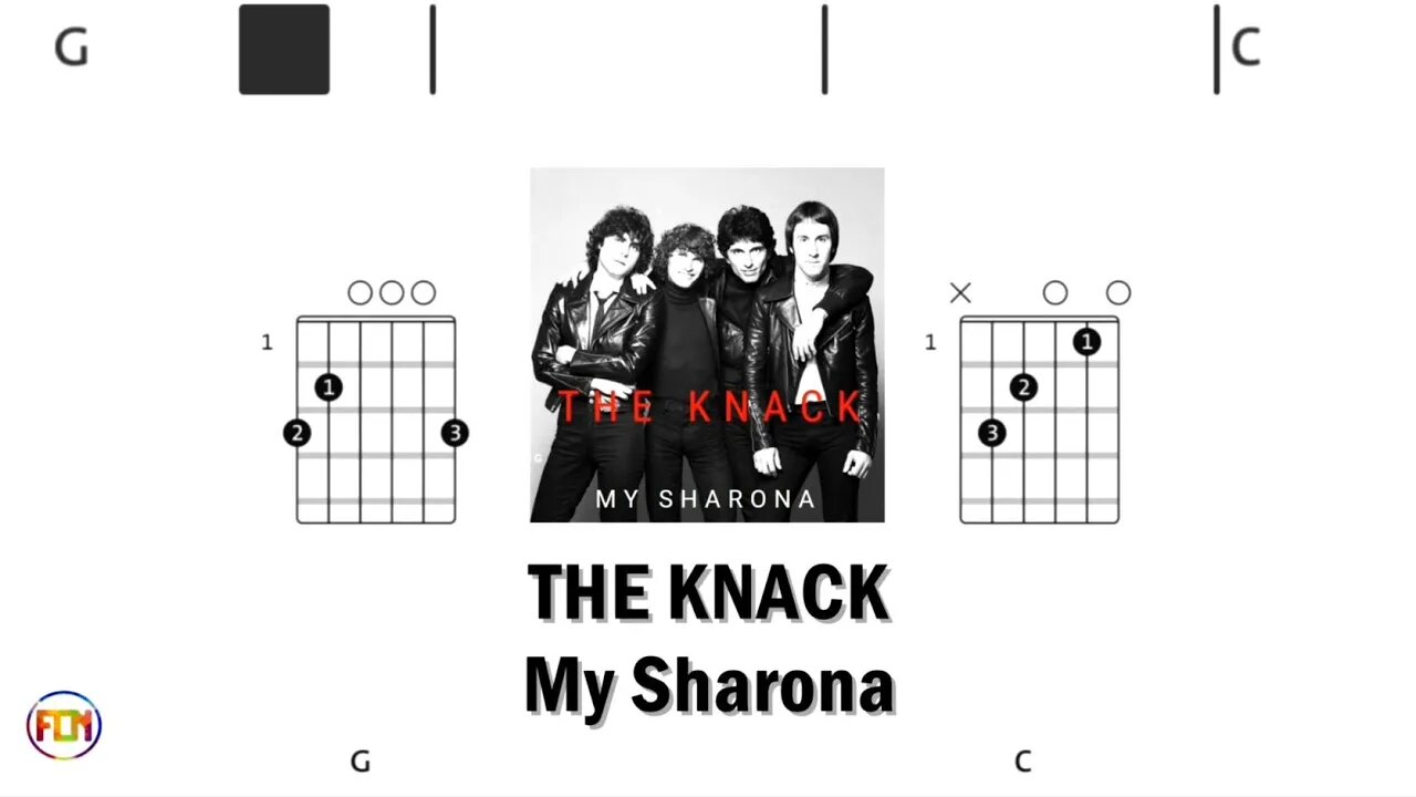 THE KNACK My Sharona - (Chords & Lyrics like a Karaoke) HD