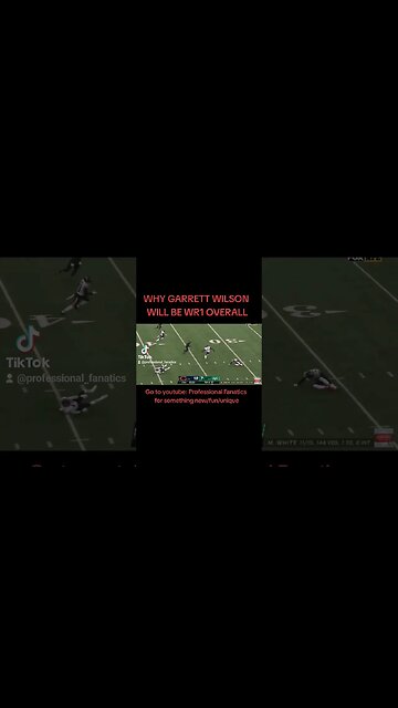 The reason Garrett Wilson is the WR1 overall in 2023.. #nfl #fantasyfootball #shorts #like #clips
