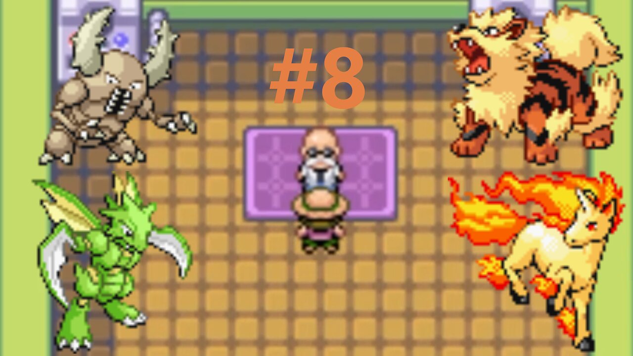 Pokémon FireRed Bug Type Only Run -EP#8- "The Hotheaded Quiz Master!"