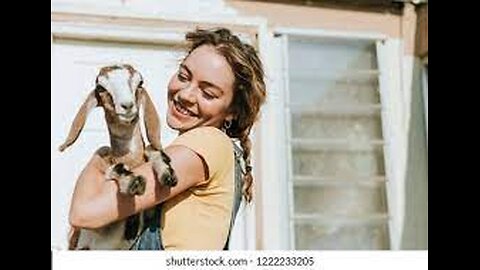 love of woman for goats