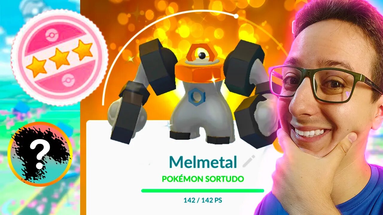 MELMETAL SHINY E SORTUDO! GIRATINA NAS RAIDS! 100% E MAIS! POKÉMON GO