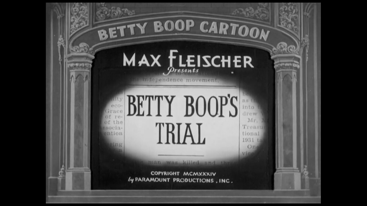 Betty Boop - Betty Boop's Trial (1934)