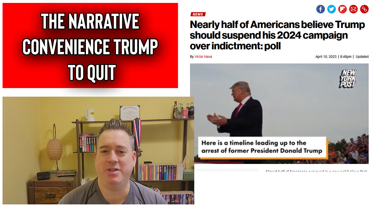 Democrats and Legacy Media Push Narrative To Get Trump To Quit