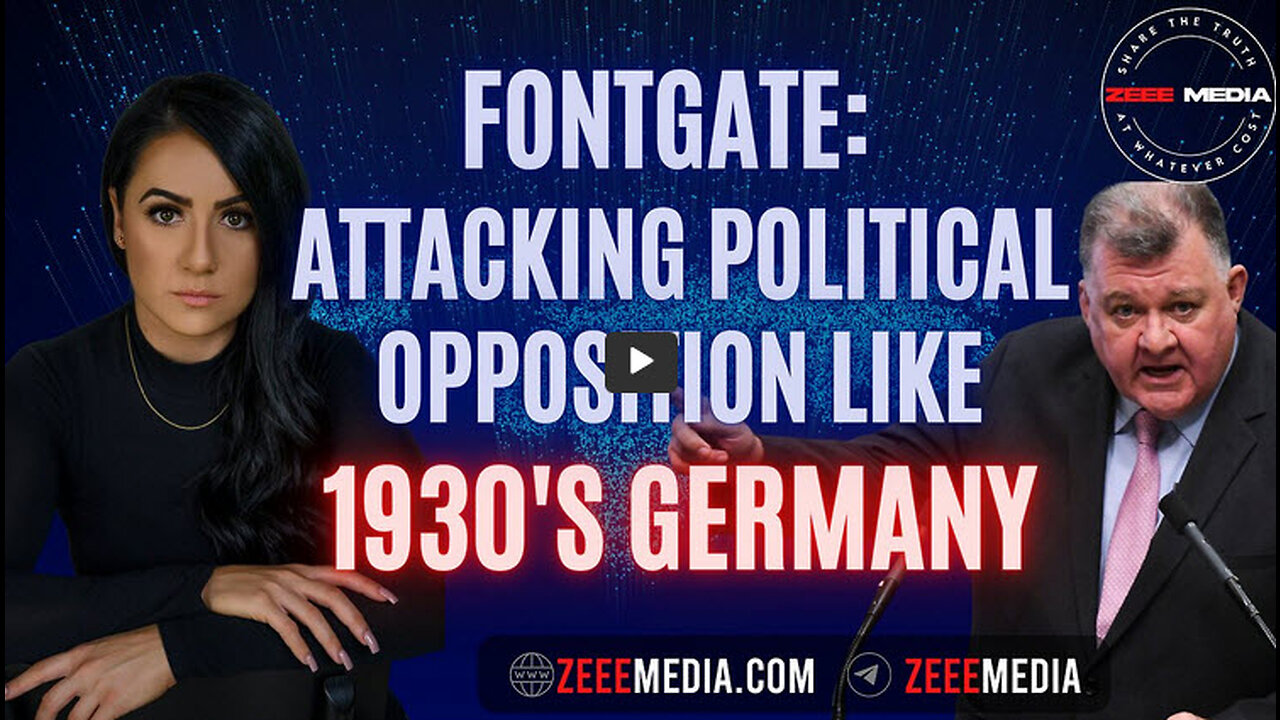 ZEROTIME: FONTGATE: Attacking Political Opposition Like 1930's Germany