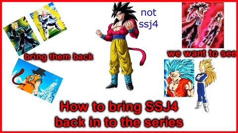 How akira toriyama can put ssj4 in to dragonball super