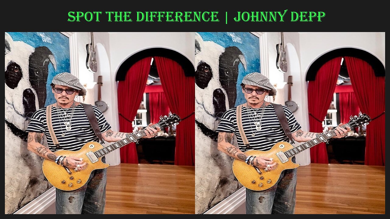 Spot the difference | Johnny Depp