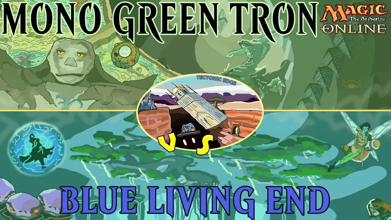 Mono Green Tron VS Blue Living End｜Finding all the answers! ｜Magic The Gathering Online Modern Leaue Match