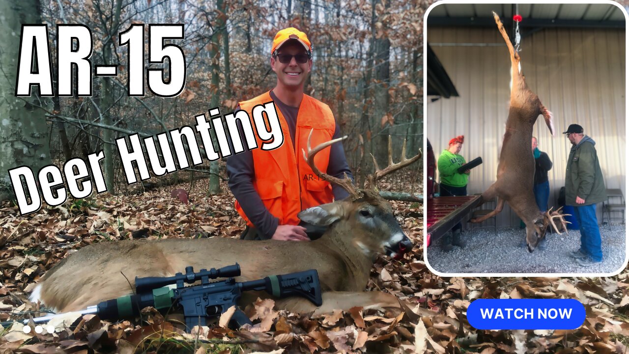 AR-15 Hunting 9 Point Whitetail Buck - 375 SOCOM