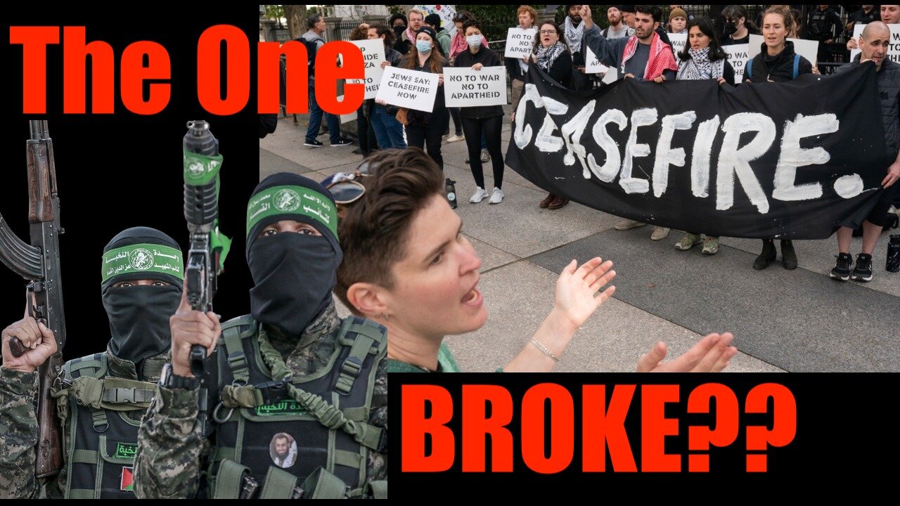 Cease Fire? You Want a Cease Fire? You mean the One Hamas Broke?