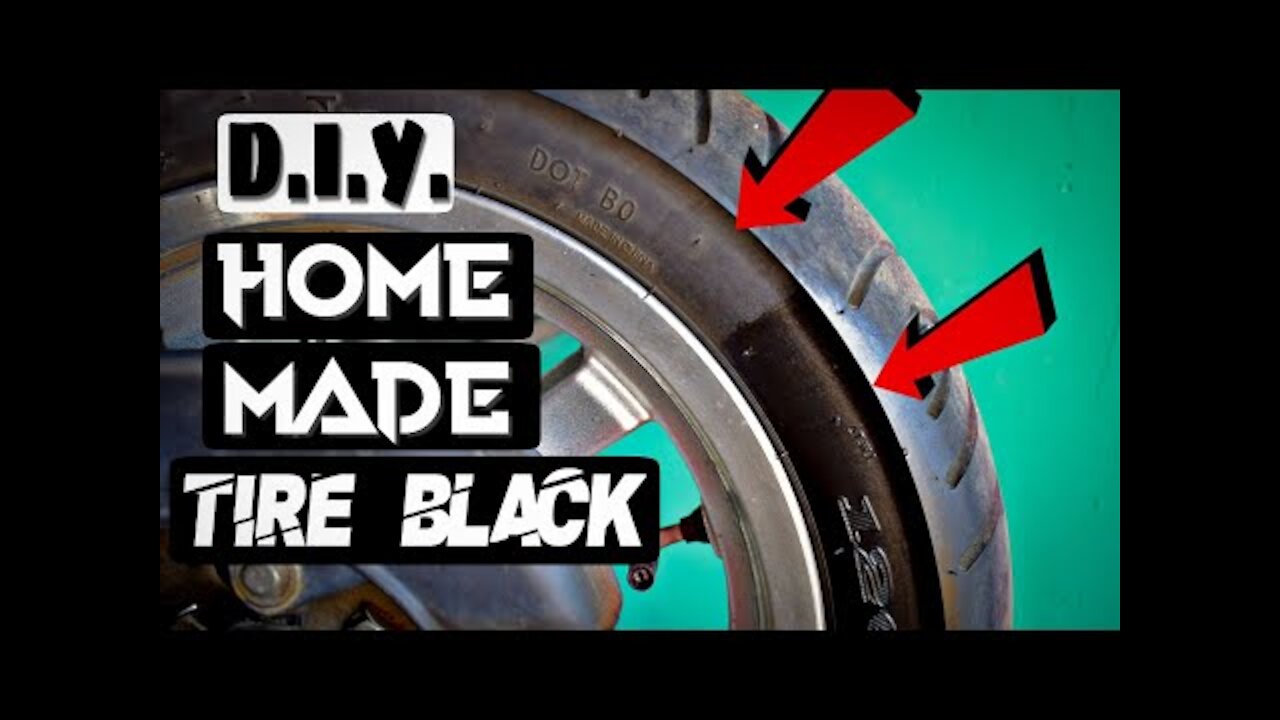 DIY TIRE BLACK HOME MADE (MUST WATCH) TIRE BLACK IS SO EXPENSIVE
