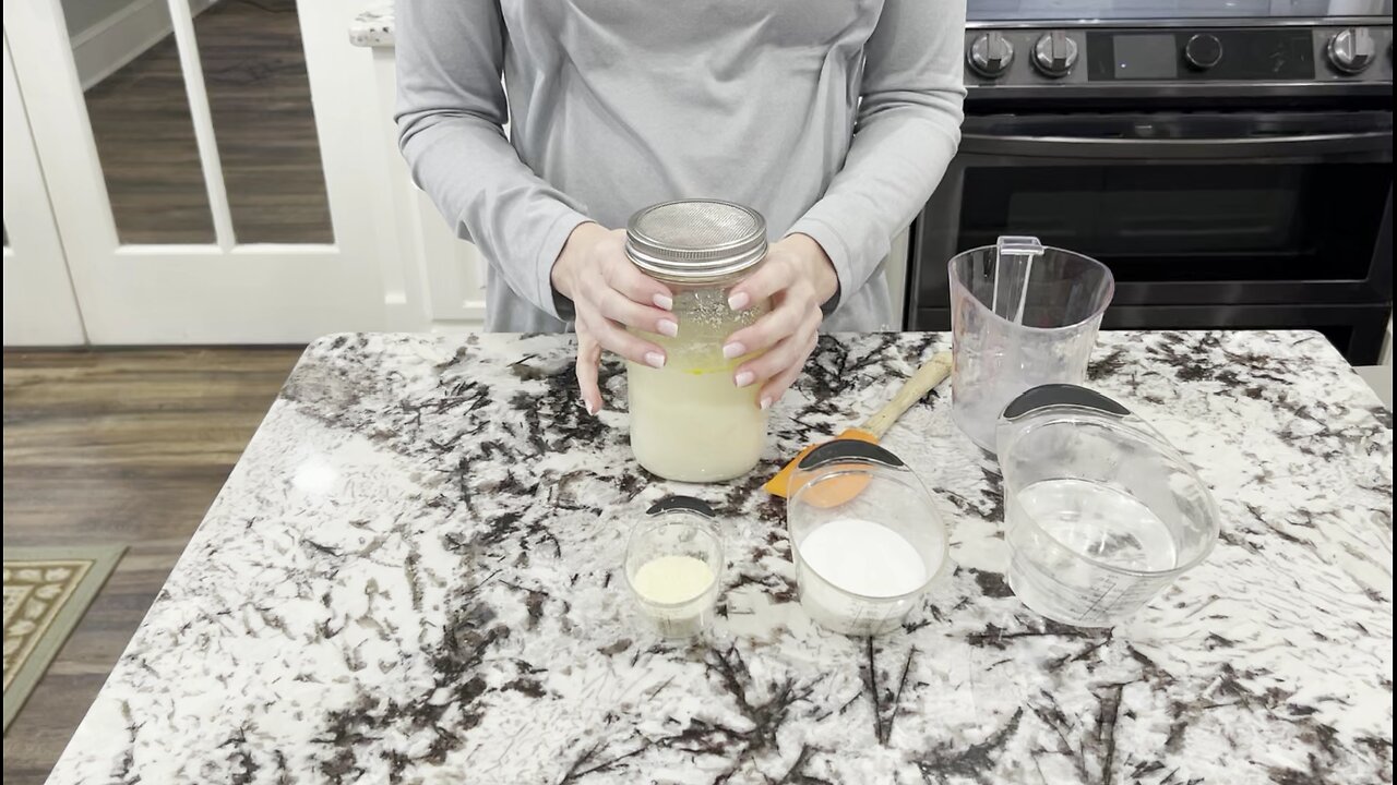 Sourdough Bread Feeding (Potato Flake Method)