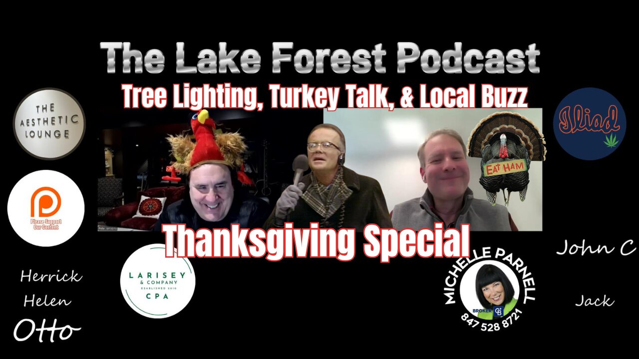 Special Thanksgiving Edition | Lake Forest Podcast: Black Friday Tree Lighting & Holiday Fun 🎙️