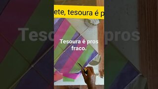 Tesoura é pros fraco