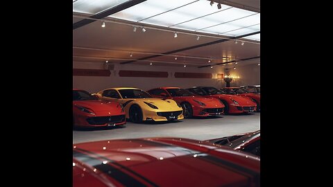 GARAGE FULL OF LATEST FERARRIS