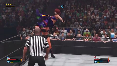 WWE 2K23: Wildcat Vs. Ashley Paragon (Legend Difficulty)
