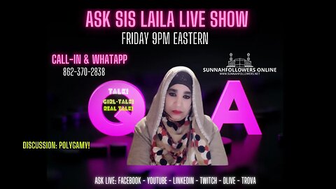 Ask sis Laila Live Show Episode 34