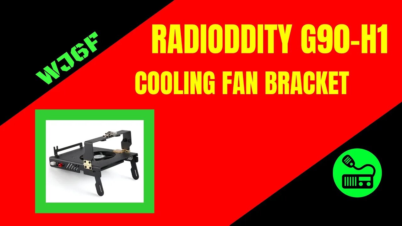 Radioddity G90-H1 Cooling Fan and Stand