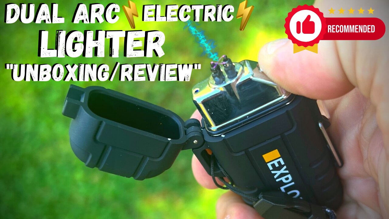 Rechargeable Windproof Arc Lighter "Unboxing/Review"