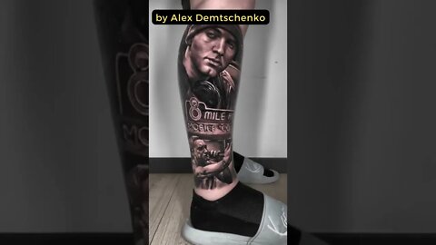 Stunning tattoo by Alex Demtschenko #shorts #tattoos #inked #youtubeshorts