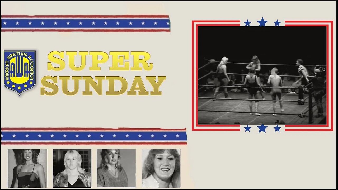 AWA Super Sunday '83 - Part 5- Joyce Grable and Wendi Richter vs Judy Martin and Velvet McIntyre