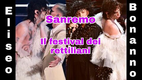 IL FESTIVAL DEI RETTILIANI = IL FESTIVAL DI SAN REMO.