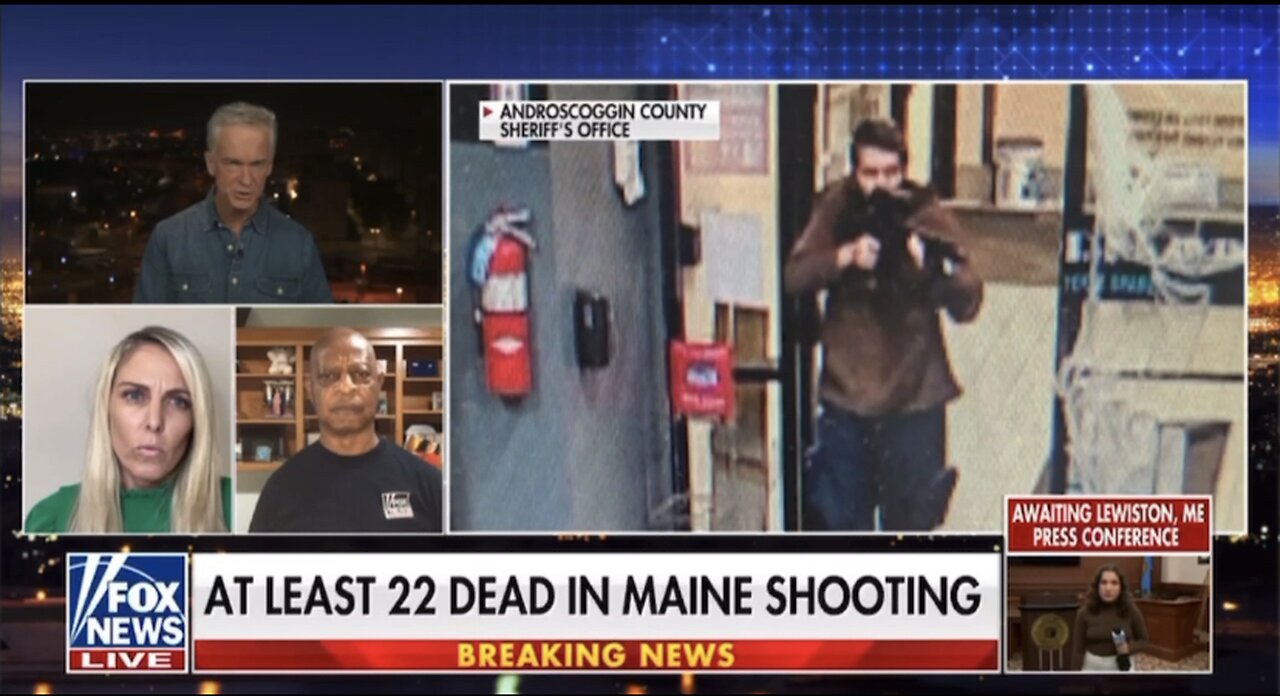 Fox News reporting on 22 people killed and dozens injured in mass shooting