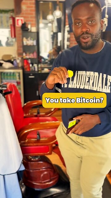 Bitcoin to pay for my haircut